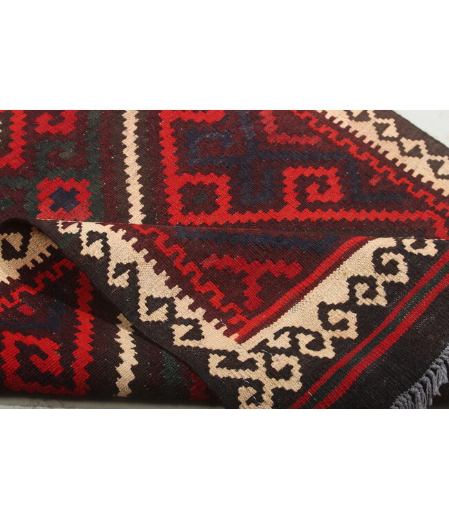 140x82 cm Old style vintage kelim Handwoven Kilim carpet Maimana
