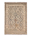 Kelimshop 196x139  cm Handgewebter Kelim-Teppich Natürlicher Wolle