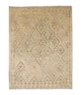 Kelimshop 197x161 cm Handwoven Natural  Wool Kelim Area Rug