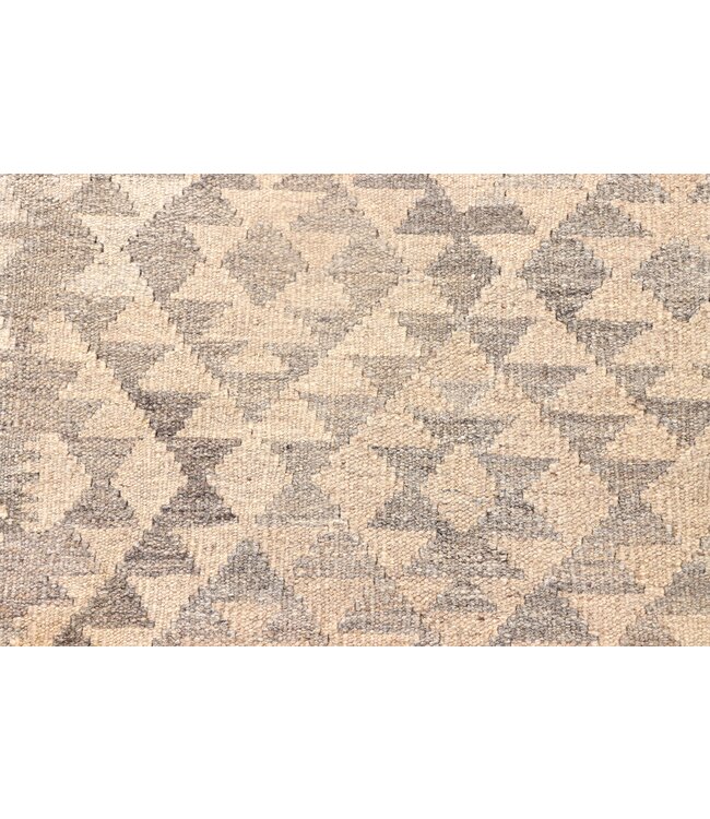 204x159  cm Handgewebter Kelim-Teppich Natürlicher Wolle