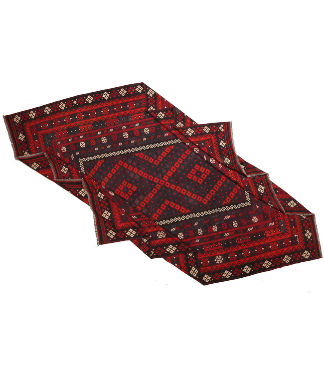 412x315 cm Old style vintage kelim Handwoven Kilim carpet Maimana