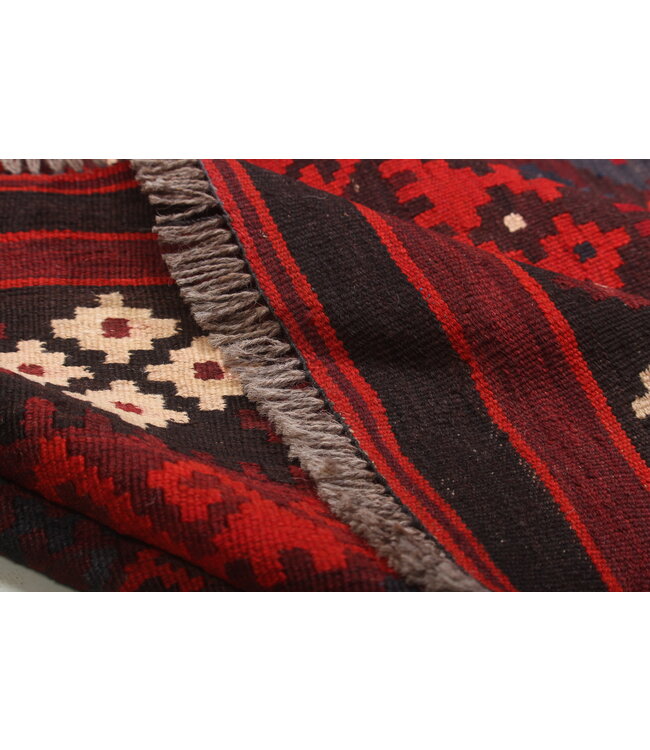 412x315 cm  Vintage-Kelim im alten Stil Handgewebter Kelim-Teppich Maimana