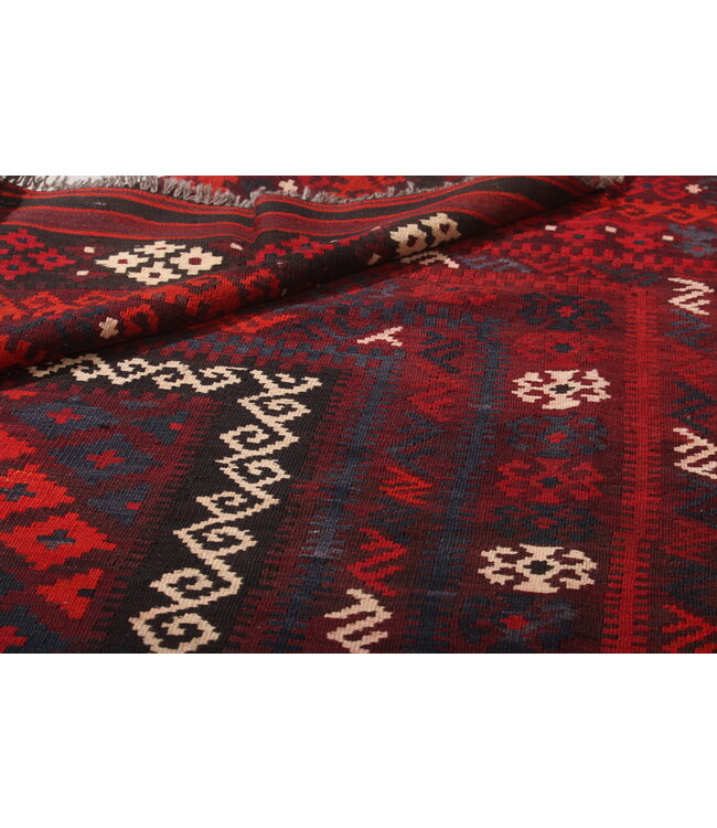 412x315 cm Old style vintage kelim Handwoven Kilim carpet Maimana