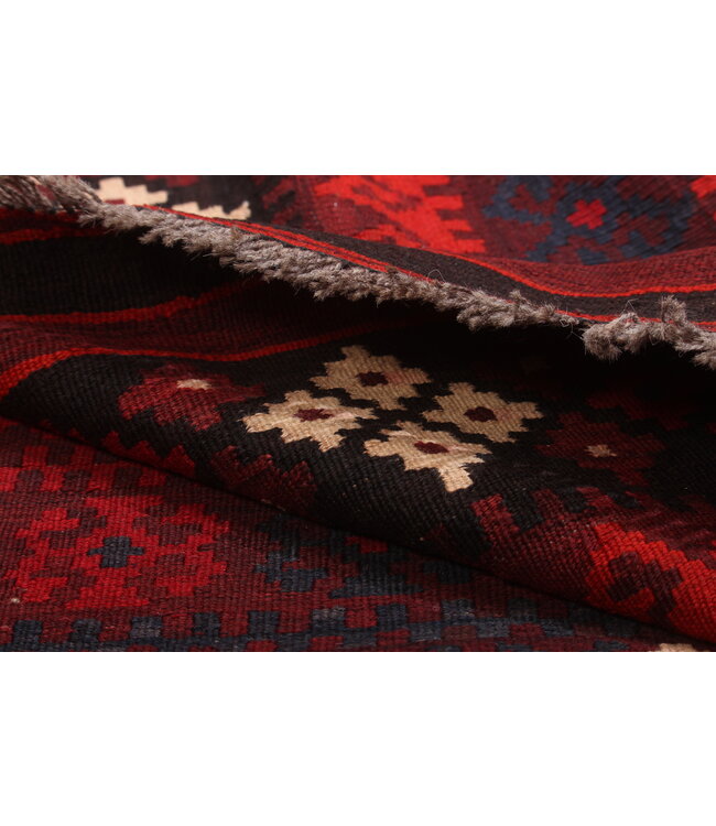 412x315 cm  Vintage-Kelim im alten Stil Handgewebter Kelim-Teppich Maimana