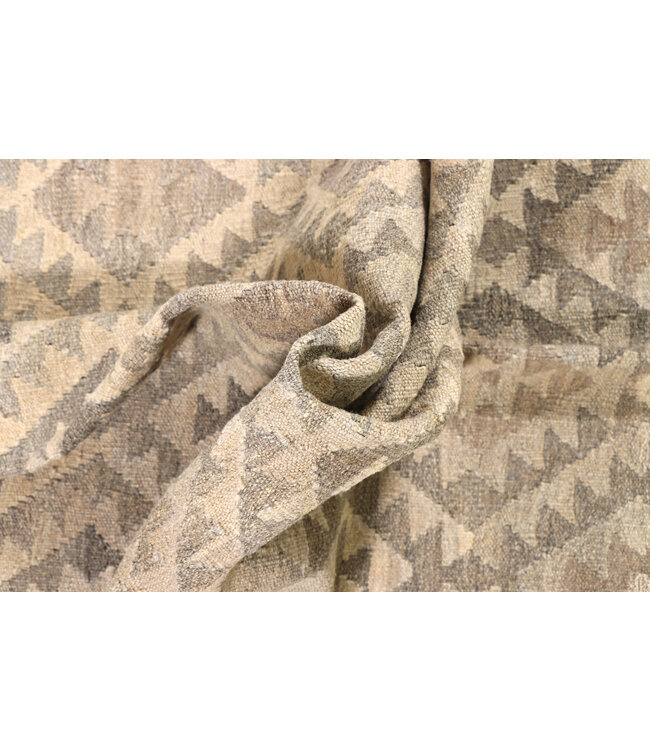 212x150 cm Handwoven Natural  Wool Kelim Area Rug