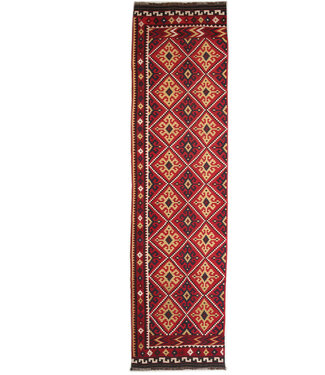Kelimshop 521x128 cm Oude stijl vintage kelim Runner Handgeweven woll Kelim Maimana