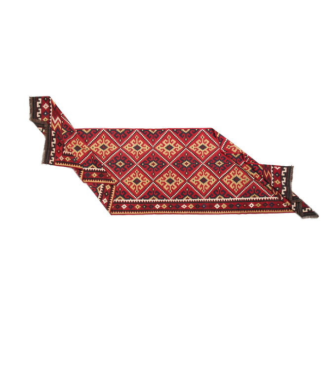 521x128 cm Old style vintage kelim Runner Handwoven wool Kilim Maimana