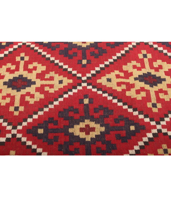 521x128 cm   Oude stijl vintage kelim Runner Handgeweven woll Kelim Maimana