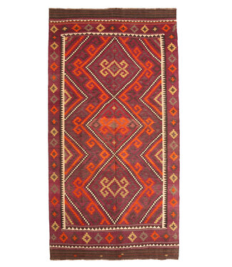 Kelimshop 324x167 cm  Vintage-Kelim-Läufer handgewebter wool Kelim Maimana