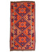 Kelimshop 346x174 cm Oude stijl vintage kelim Runner Handgeweven woll Kelim Maimana
