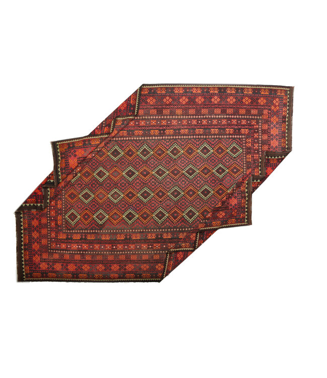 452x306 cm Old style vintage kelim Handwoven Kilim carpet Maimana