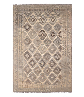 Kelimshop 244x165 cm Handgeweven Natural Kelim Wol Tapijt