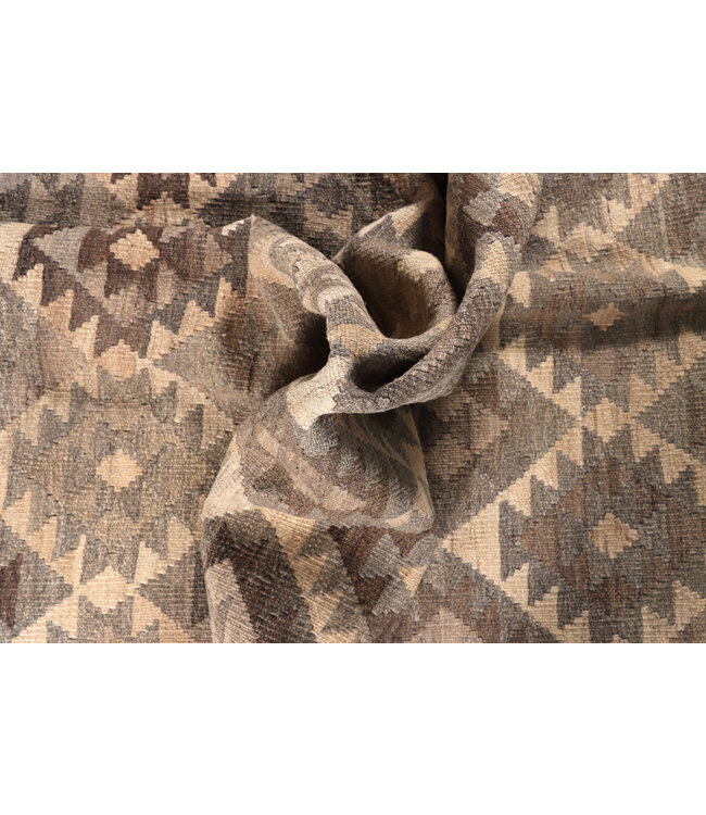 244x165 cm Handwoven Natural  Wool Kelim Area Rug