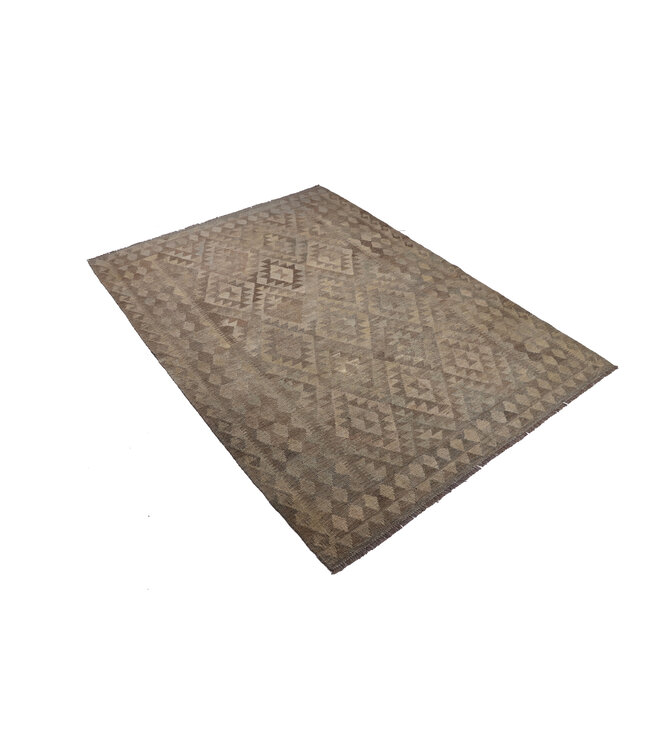 234x173 cm Handgewebter Kelim-Teppich Natürlicher Wolle