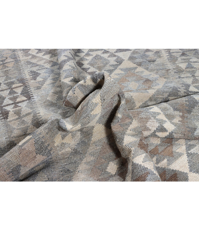 237x165 cm Handgewebter Kelim-Teppich Natürlicher Wolle