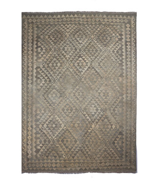 Kelimshop 245x183 cm Handwoven Natural  Wool Kelim Area Rug