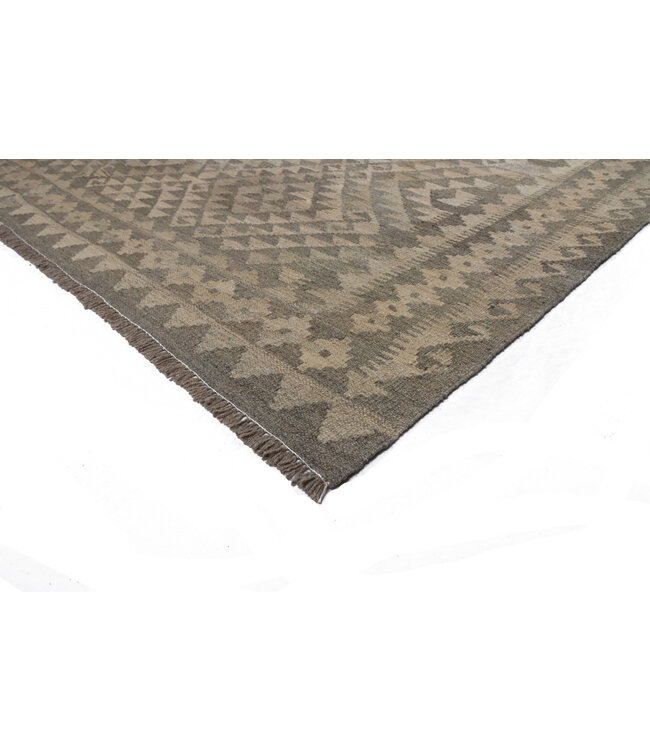 245x183 cm Handwoven Natural  Wool Kelim Area Rug