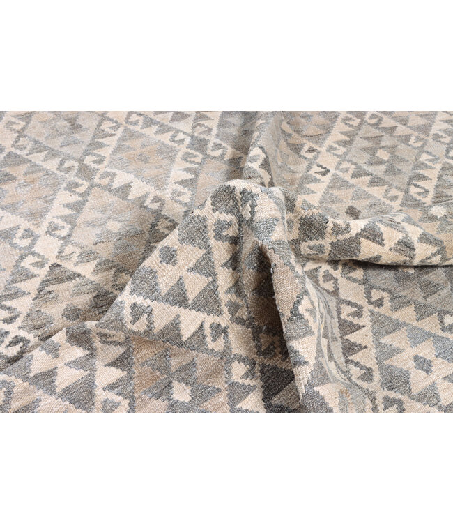 246x184 cm Handgewebter Kelim-Teppich Natürlicher Wolle