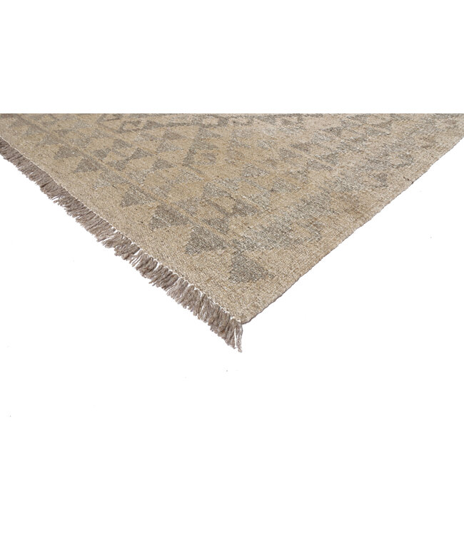 241x168 cm Handwoven Natural  Wool Kelim Area Rug