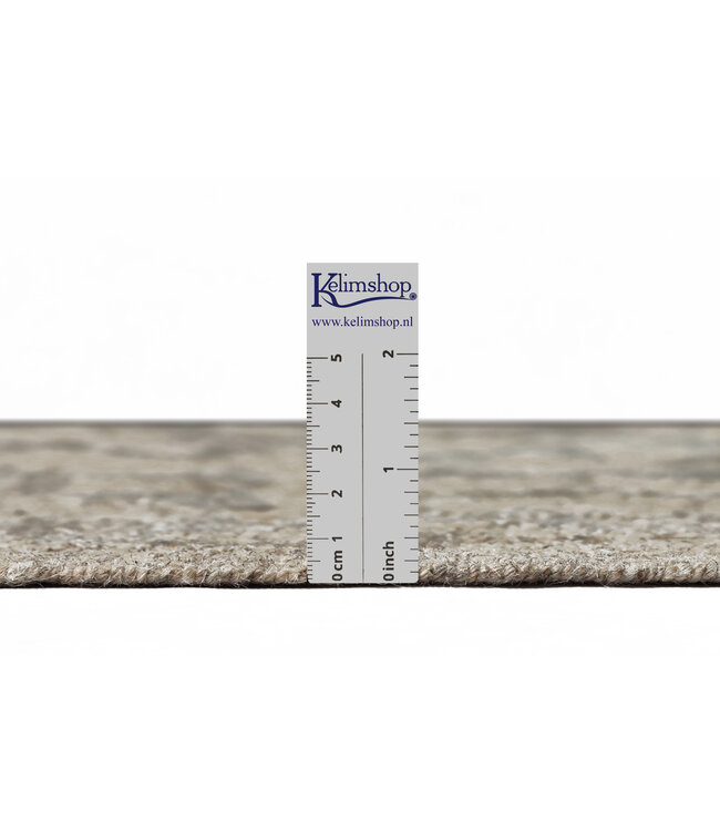 241x168 cm Handgeweven Natural Kelim Wol Tapijt