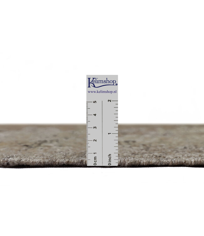 254x170 cm Handgeweven Natural Kelim Wol Tapijt