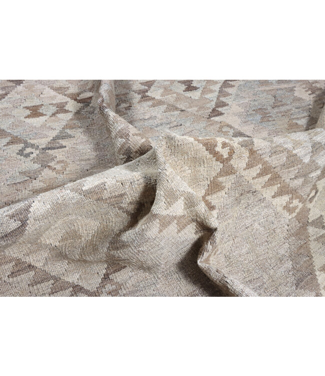 254x170 cm Handwoven Natural  Wool Kelim Area Rug