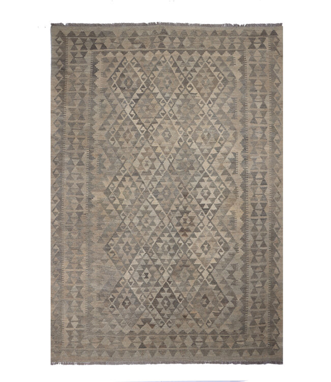 251x179 cm Handgewebter Kelim-Teppich Natürlicher Wolle