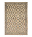 Kelimshop 200x145 cm Handgewebter Kelim-Teppich Natürlicher Wolle