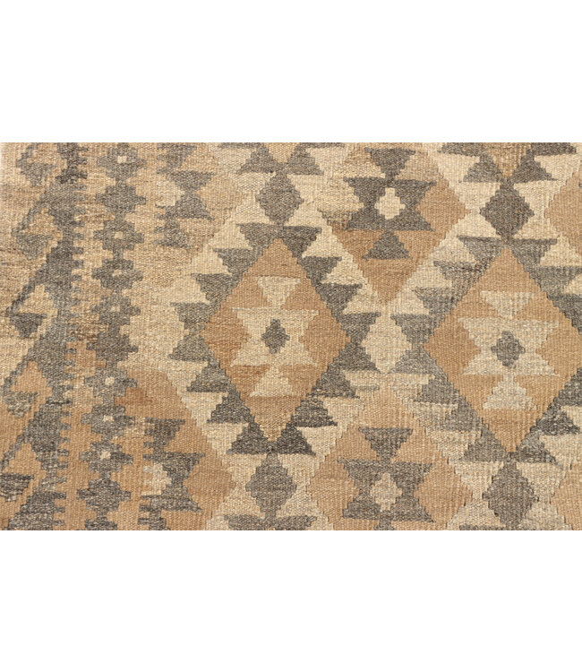 200x145 cm Handgewebter Kelim-Teppich Natürlicher Wolle