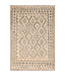 Kelimshop 200x145  cm Handgewebter Kelim-Teppich Natürlicher Wolle