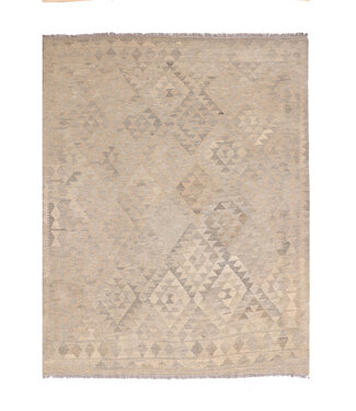 Kelimshop 195x160  cm Handgewebter Kelim-Teppich Natürlicher Wolle