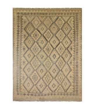 Kelimshop 206x158 cm Handwoven Natural  Wool Kelim Area Rug
