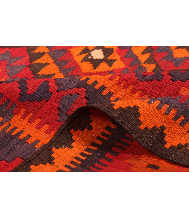 377x263 cm Old style vintage kelim Handwoven Kilim carpet Maimana