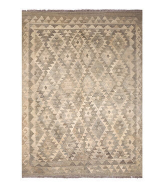 Kelimshop 200x149 cm Handwoven Natural  Wool Kelim Area Rug