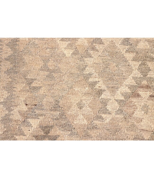 202x144 cm Handwoven Natural  Wool Kelim Area Rug