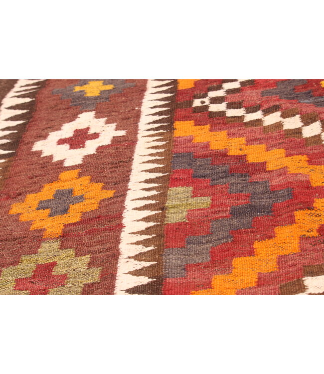 325x178cm Old style vintage kelim Runner Handwoven wool Kilim Maimana
