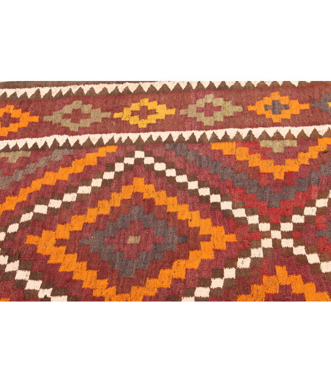 325x178cm   Oude stijl vintage kelim Runner Handgeweven woll Kelim Maimana