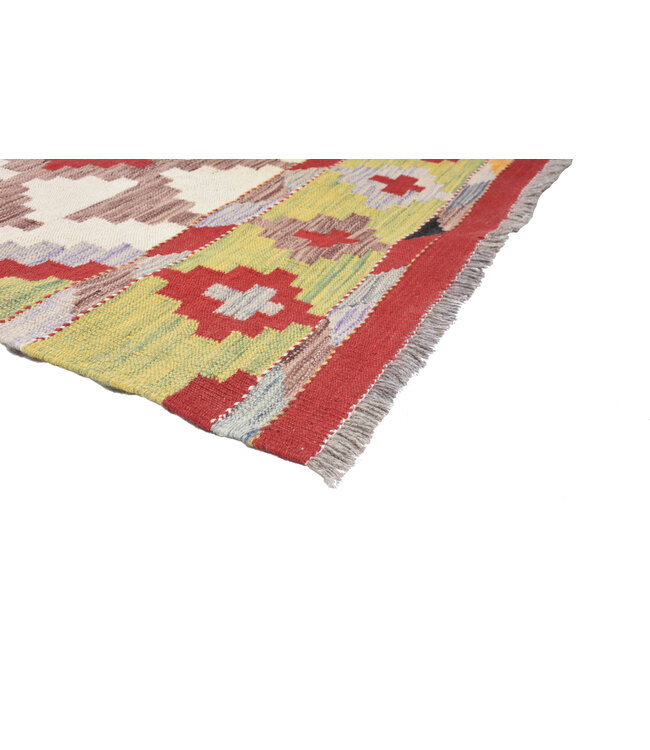 260x179 cm Handwoven Traditional Kelim Area Rug Wool Carpet