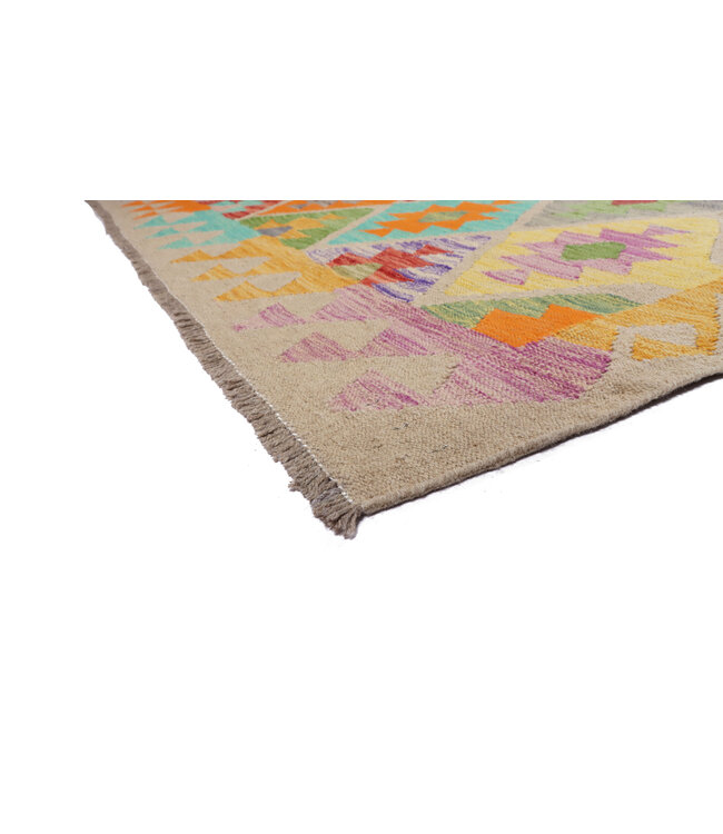 241x172 cm Handwoven Traditional Kelim Area Rug Wool Carpet