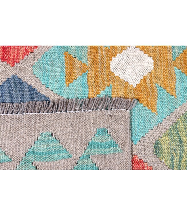 241x172 cm Handwoven Traditional Kelim Area Rug Wool Carpet
