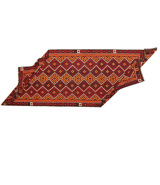 Old style vintage kelim Runner Handwoven wool Kilim Maimana