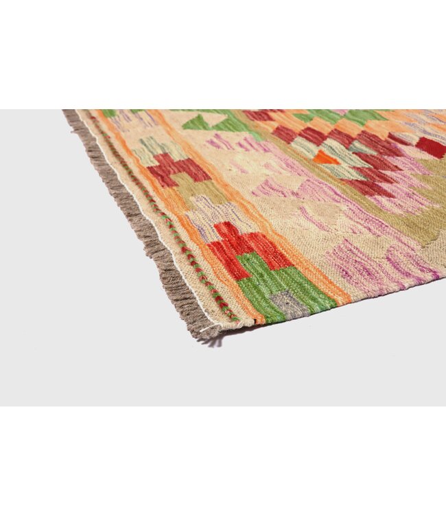 255x170 cm Handgewebter Traditioneller Kelim Teppich Woll