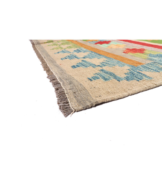 255x168 cm Handgewebter Traditioneller Kelim Teppich Woll