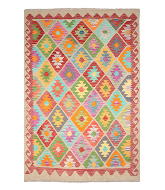 Kelimshop 241x172 cm Handwoven Traditional Kelim Area Rug Wool Carpet Kelimshop 241x172 cm Handwoven Traditional Kelim Area Rug Wool Carpet