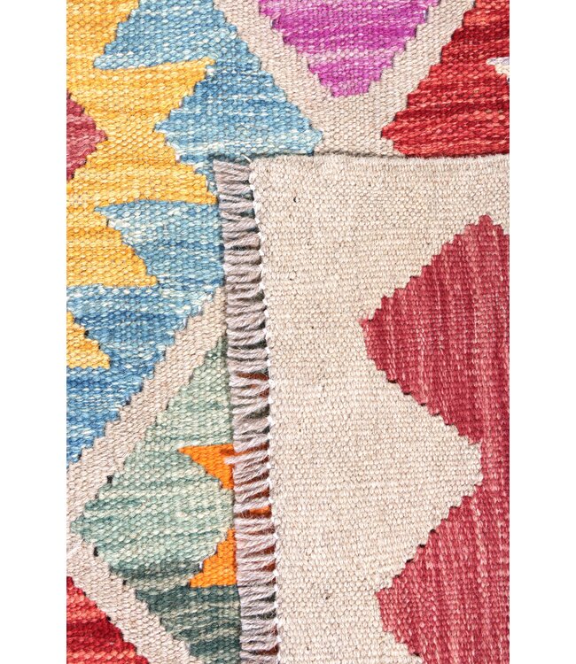 241x172 cm Handgewebter Traditioneller Kelim Teppich Woll