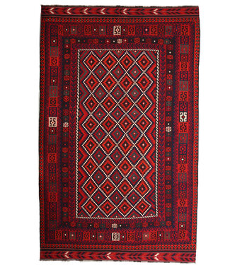 Kelimshop 477x295 cm Vintage Kelim teppich im alten Stil aus 100 % Wolle