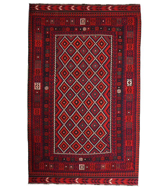 477x295 cm Vintage Kelim Oude stijl 100% wollen Kelim Tapijt