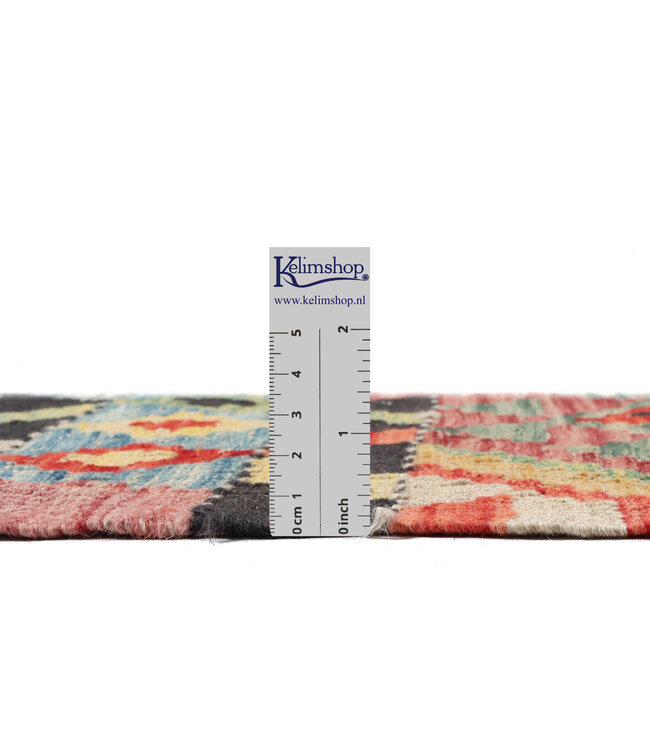 242x182 cm Handgewebter Traditioneller Kelim Teppich Woll