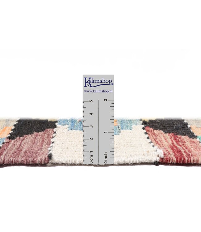 246x180 cm Handgewebter Traditioneller Kelim Teppich Woll