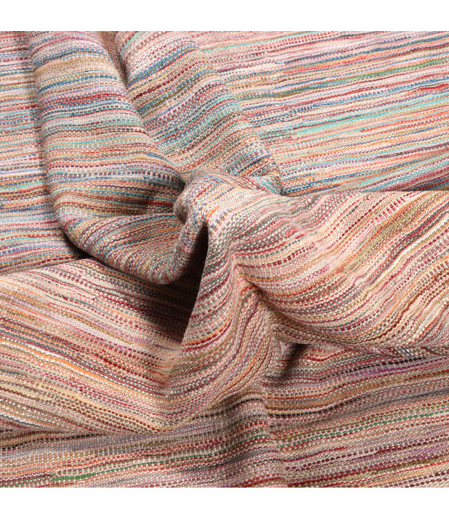 251x165 cm Handgewebter Moderner  Woll-Kelim-Teppich